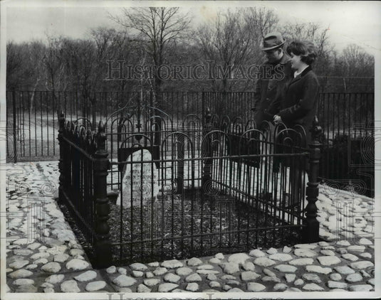 1966, Johnny Appleseed's grave - cvb63277 - Historic Images