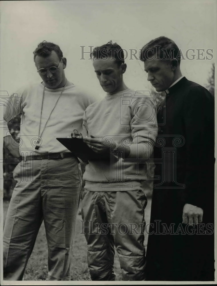 1959 Press Photo L to R: Jack Carrigan, Vince Laurita &amp; Brother Doner - Historic Images