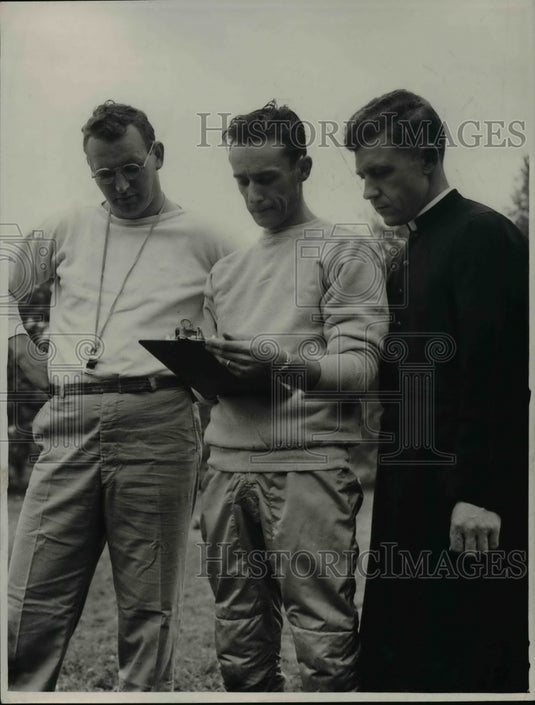 1959 Press Photo L to R: Jack Carrigan, Vince Laurita & Brother Doner - Historic Images