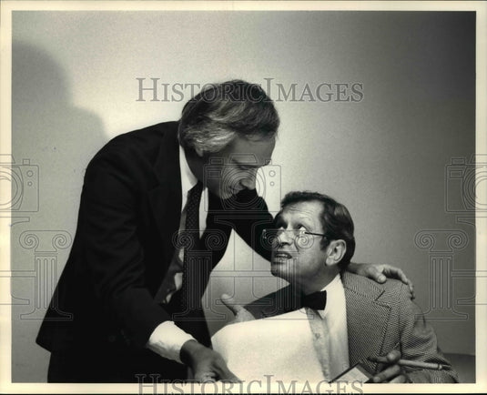 1987 Press Photo Philip Imperi and Don Edelman in Glengarry - Glen Ross - Historic Images