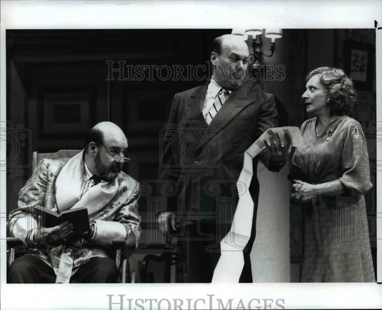 1989 Press Photo "The Man Who Came To Dinner" play - Historic Images