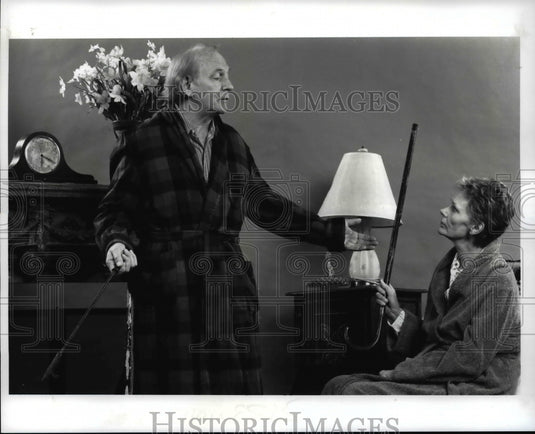 1990, John Carpenter and Bethel Leslie star in "THE MARCH ON RUSSIA" - Historic Images