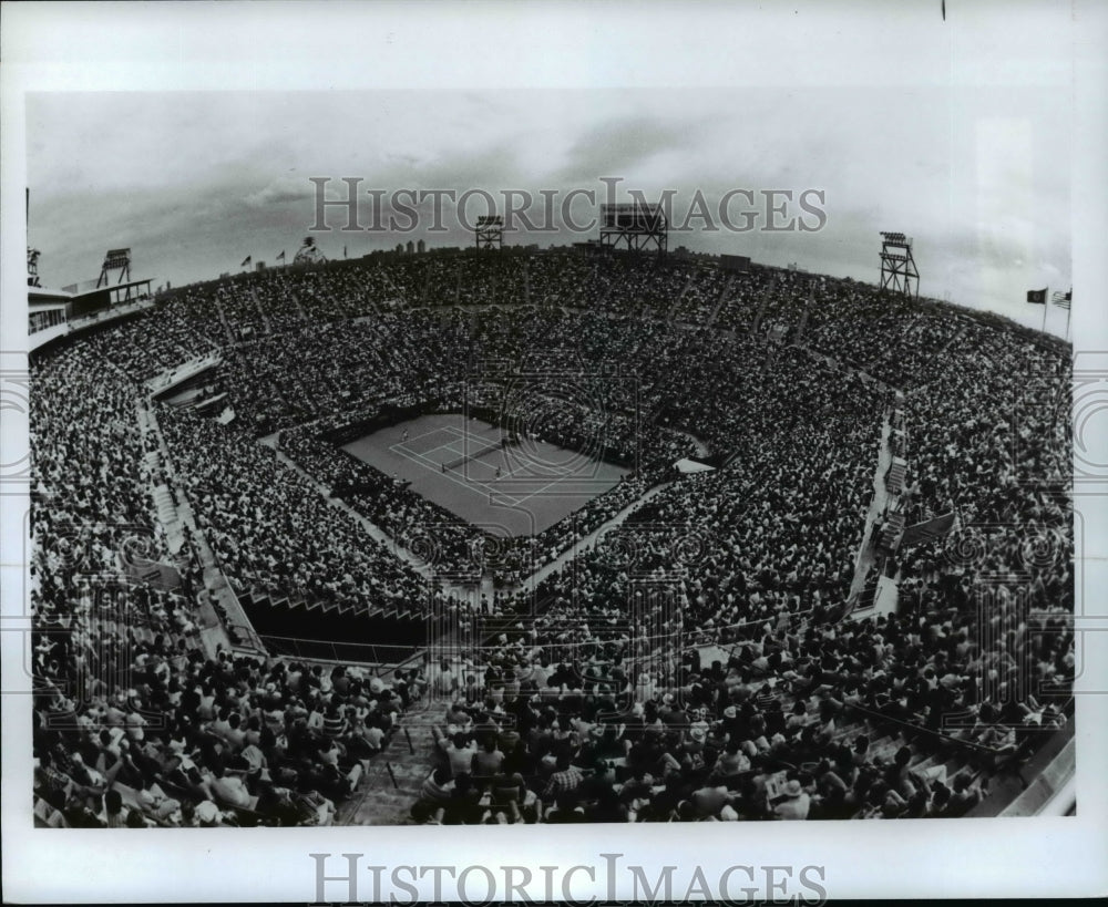 Press Photo Louis Armstrong Stadium, site of U.S. Open. - Historic Images