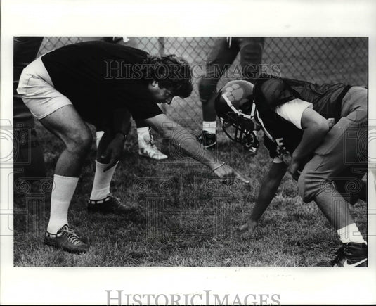 Press Photo Football - Historic Images