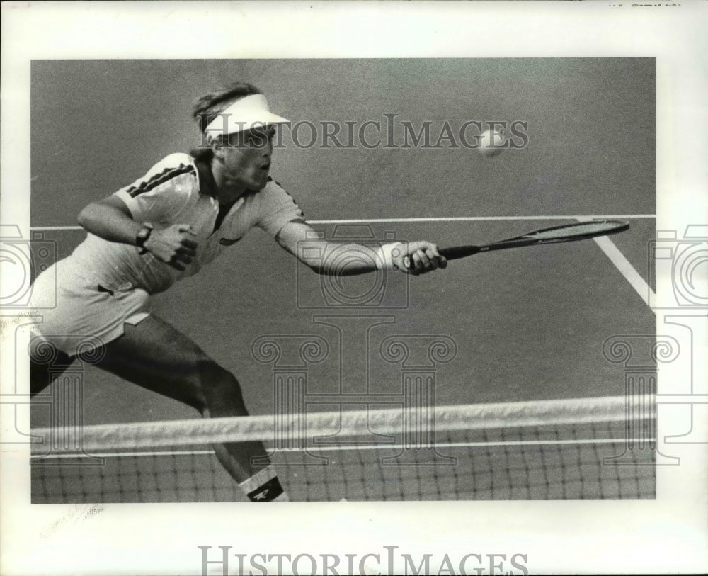 1982 Press Photo Fazios Tennis, Scott Davis - Historic Images