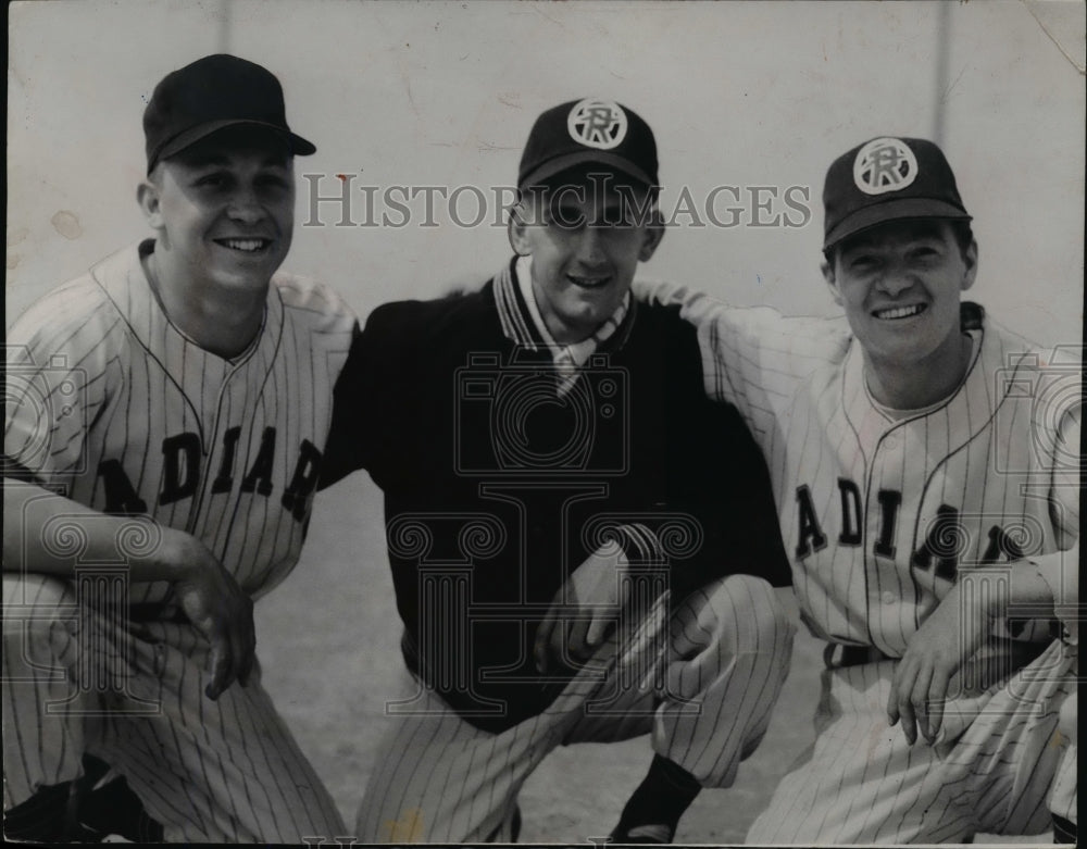 1953 Press Photo George Becka, J Schrader, Bob Johnson - cvb63961 - Historic Images