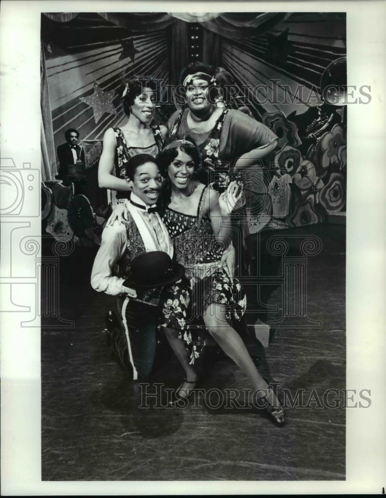 1978 Press Photo Cast of Play - &quot;One Mo&#39; Time!&quot; - Historic Images