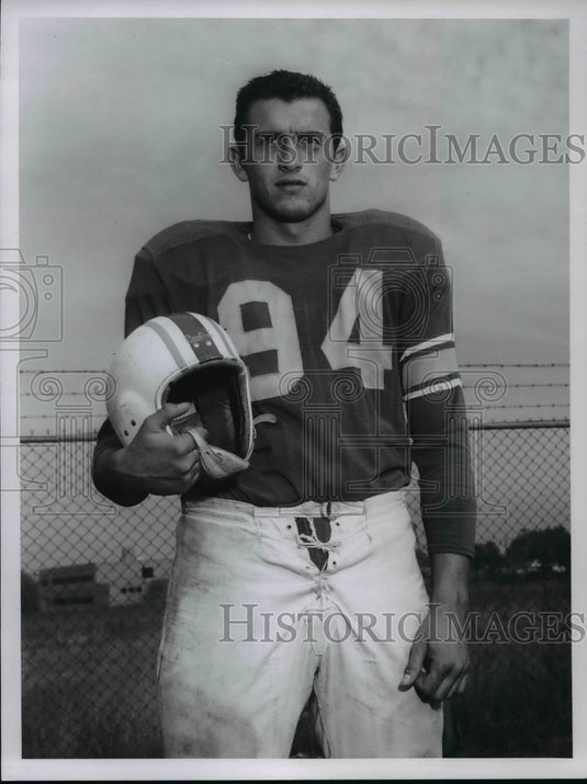 1957 Press Photo Jim Gallaher Brooklyn Hi - cvb64650 - Historic Images