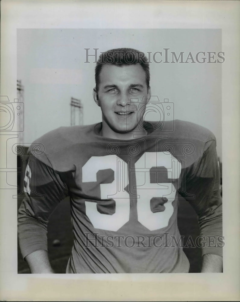 1958 Dick Bielski, Eagles Right End-Historic Images