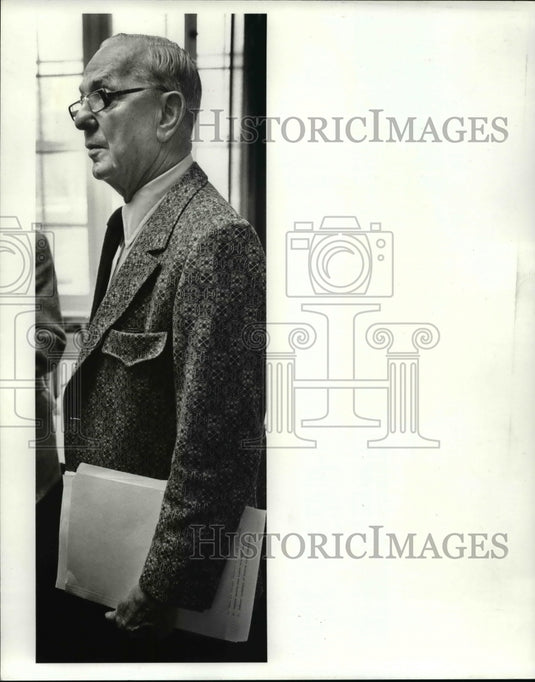 1983 Press Photo Indians president Gabe Paul - cvb65064-Historic Images