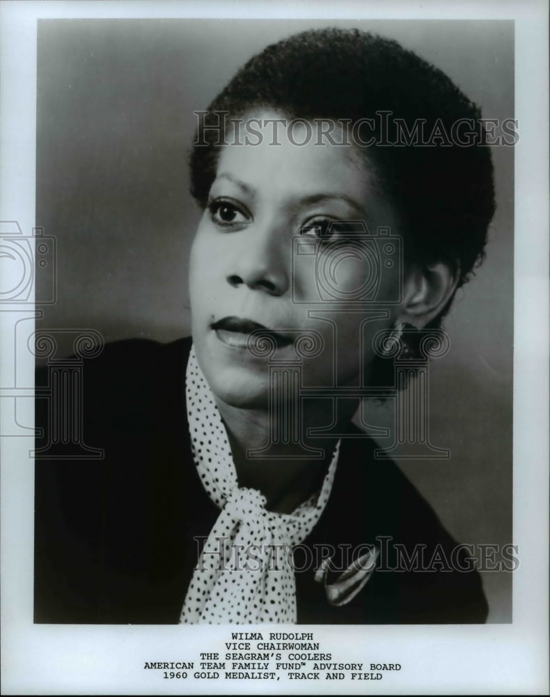 Press Photo Wilma Rudolph, Vice Chairman - cvb65165 - Historic Images