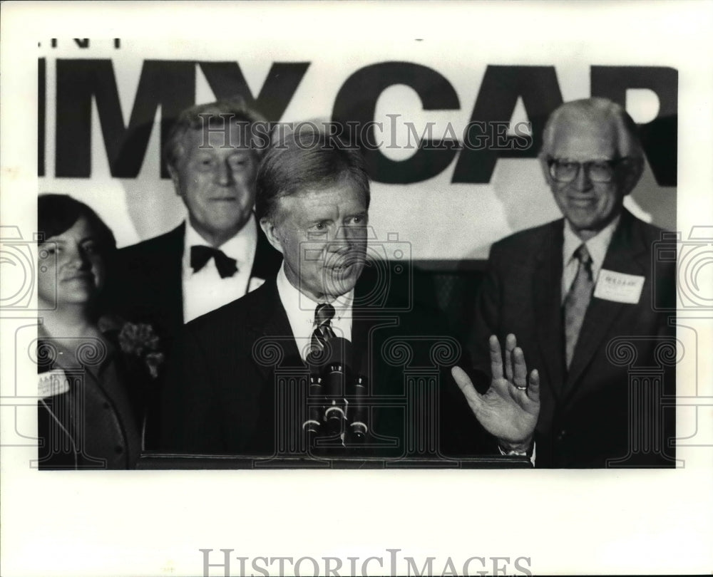 1980 Press Photo Jimmy Carter-trips to Ohio, 1979-80 - cvb65622 - Historic Images