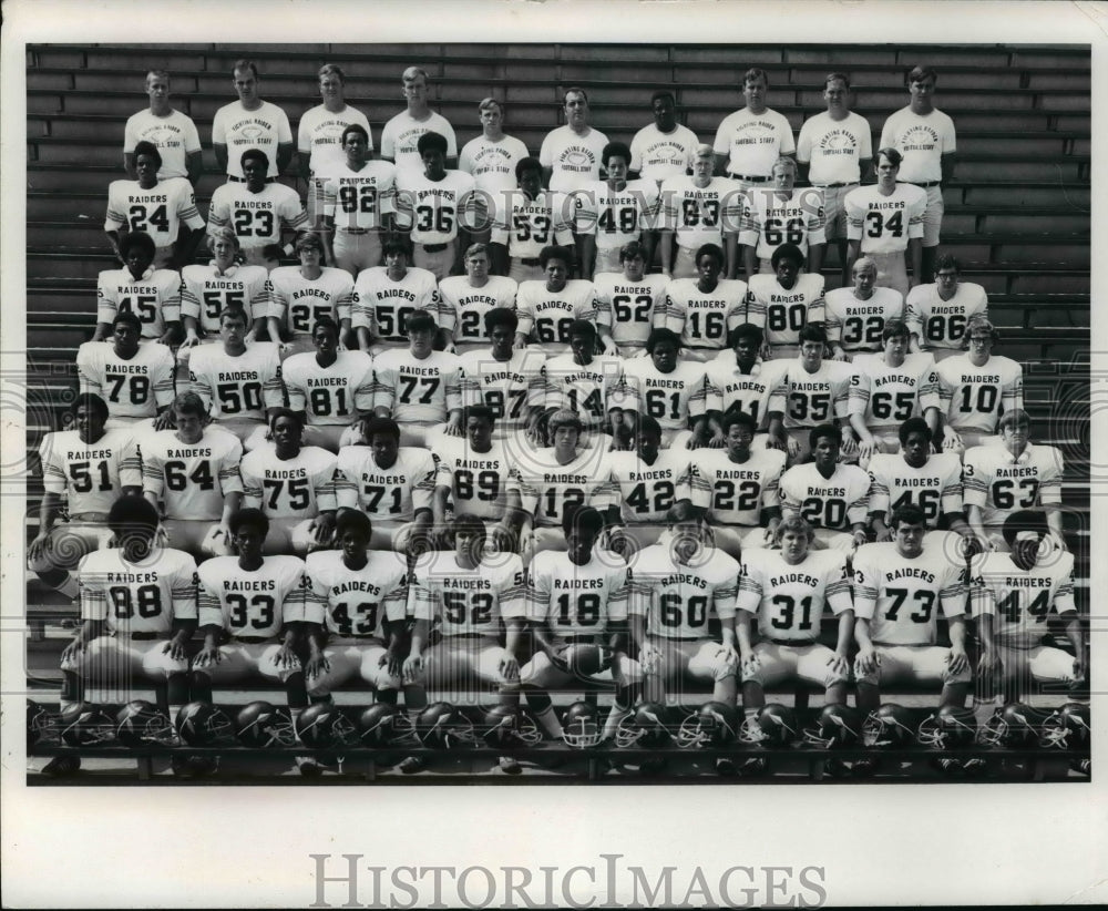 1971 The 1971 Warren Western Reserve High Football Team-Historic Images