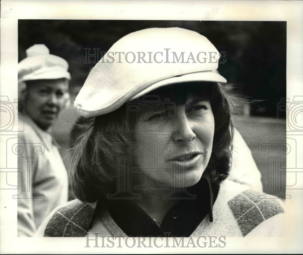 1981 Press Photo Pro Golfer Myra Van Hoose, at Avon Oaks Country Club - Historic Images