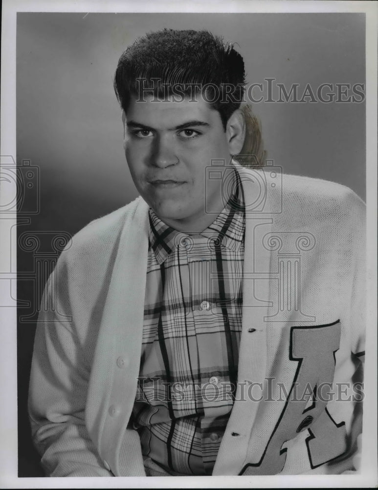 1958 Press Photo Art Fusco John Adams High Football - Historic Images