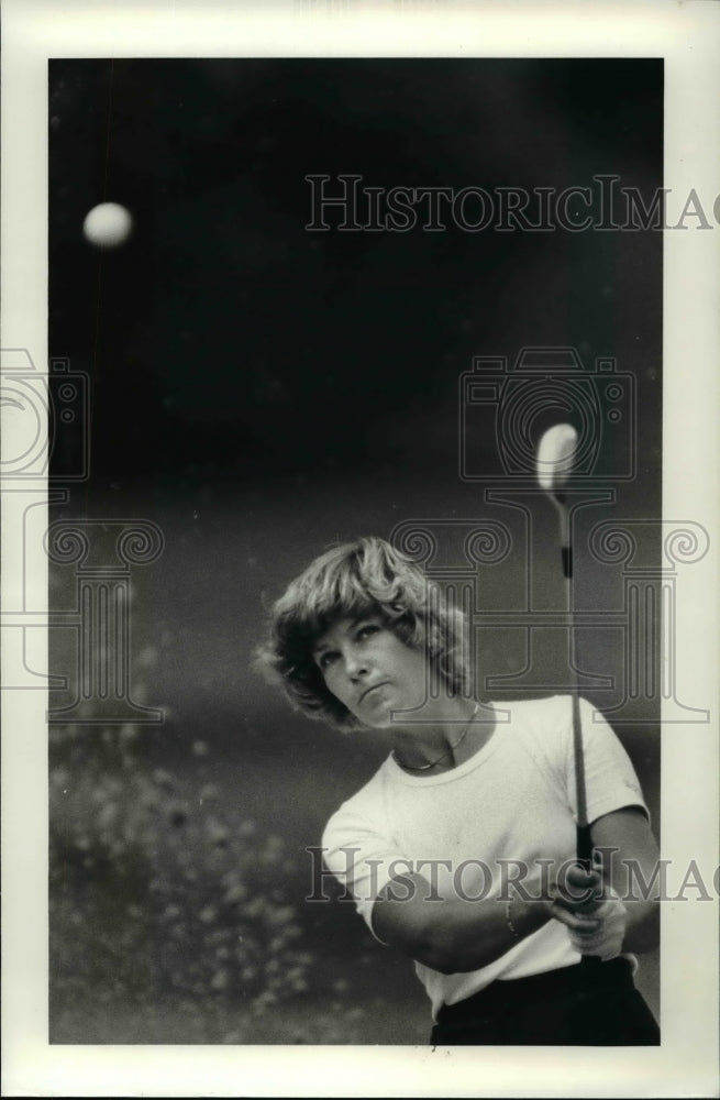 Press Photo Sally Little, Golf. - cvb66205 - Historic Images