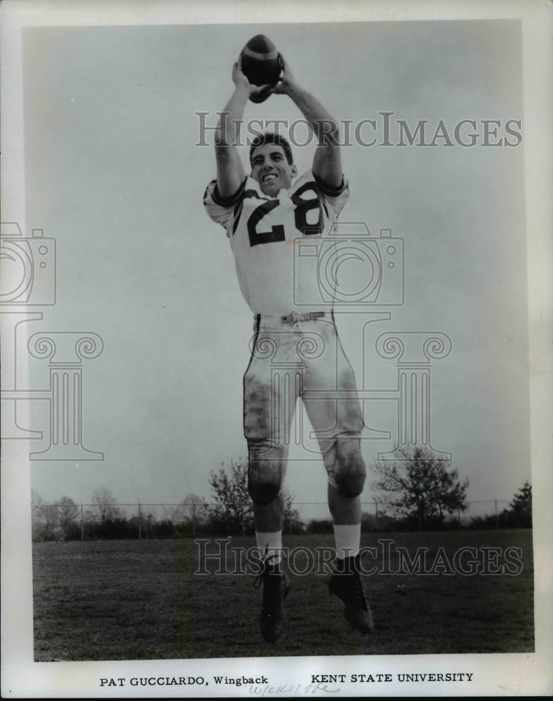 1965 Press Photo Pat Gucciardo, Kent State University football. - cvb66361 - Historic Images