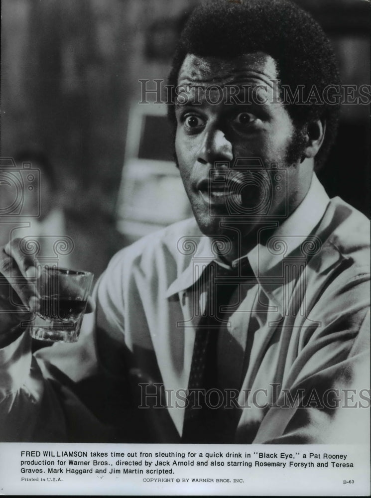 1974 Press Photo Fred Williamson - Historic Images