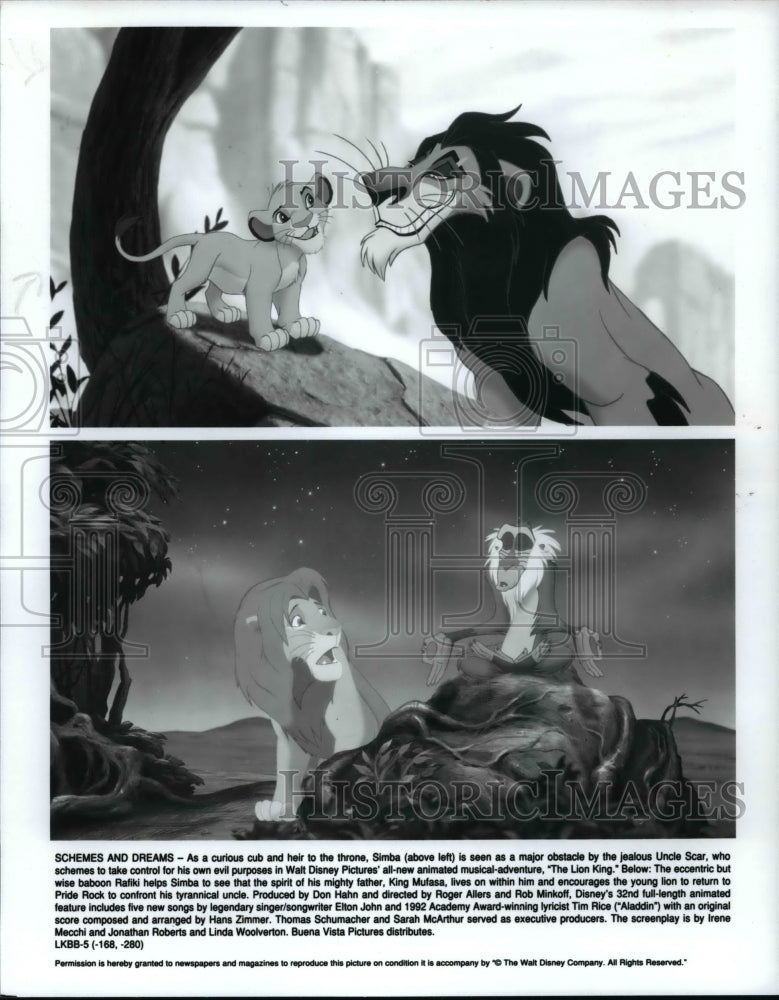 1995, The Lion King - Historic Images