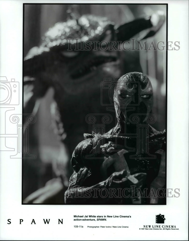 Press Photo Michael Jai White stars in New Line Cinema's action adventure, Spaw - Historic Images