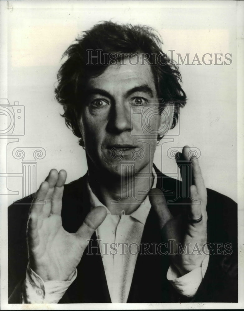 Press Photo Ian McKellen, the Laurence Olivier of this generation - Historic Images