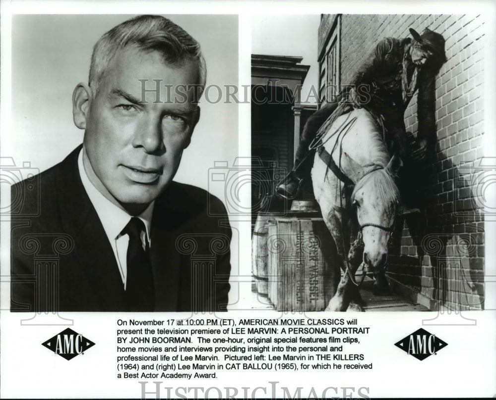 1964 Press Photo LEE MARVIN: A PERSONAL PORTRAIT BY JOHN BOORMAN in A.M.C - Historic Images