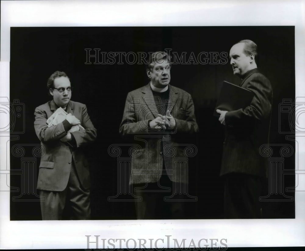 1987 Press Photo Lincoln Center Theater Production &quot;Racing Demon&quot; - Historic Images