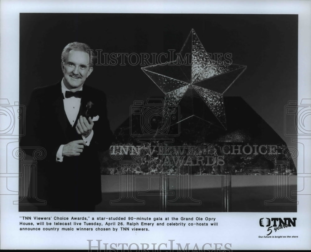 1988 Press Photo TNN Viewers Choice Awards at the Grand Ole Opry April 26, 1988 - Historic Images