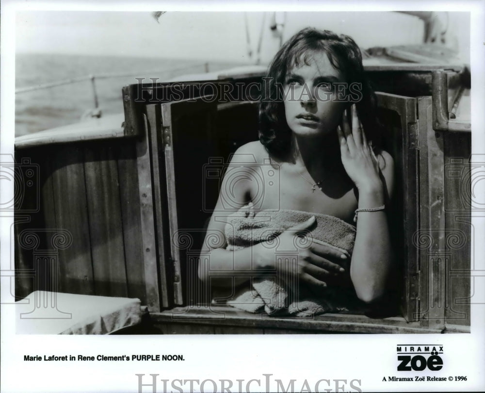 Press Photo Marie Laforet in Rene Clement&#39;s Purple Noon - Historic Images