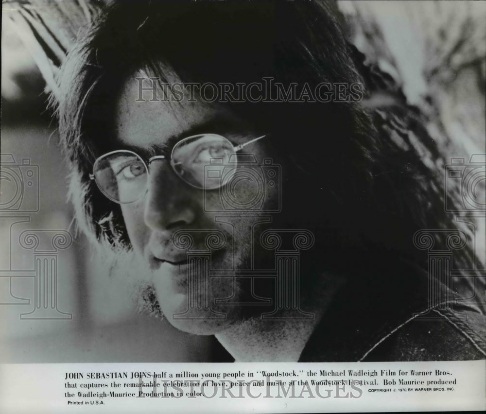 1973 Press Photo John Sebastian-Woodstock production - Historic Images