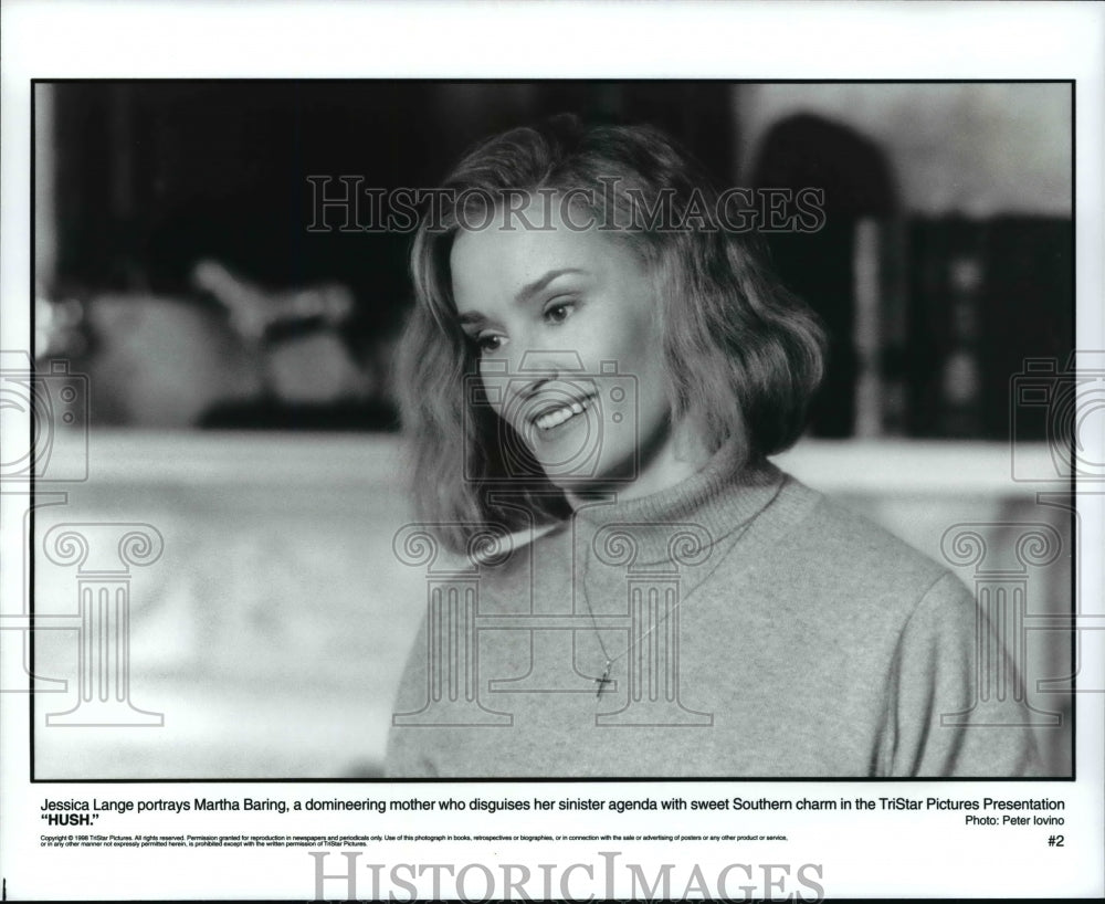 Press Photo Jessica Lange as Martha Baring in "Hush" - Historic Images