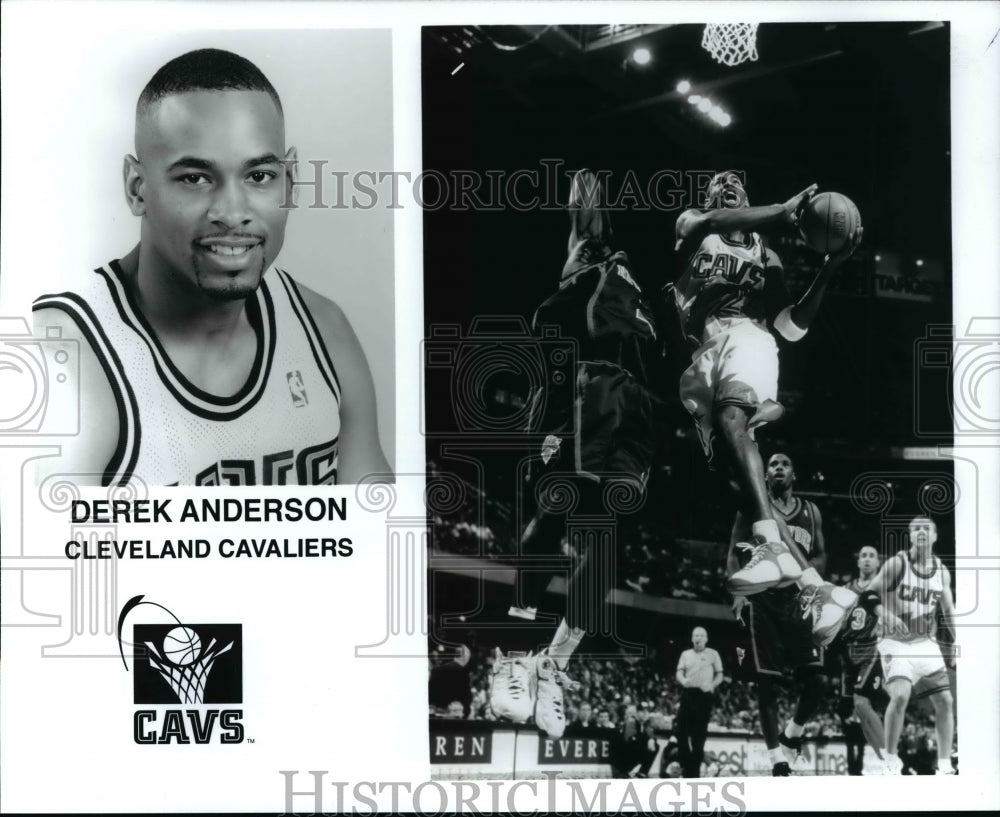 Press Photo Derek Anderson Cleveland Cavaliers - cvb67224 - Historic Images