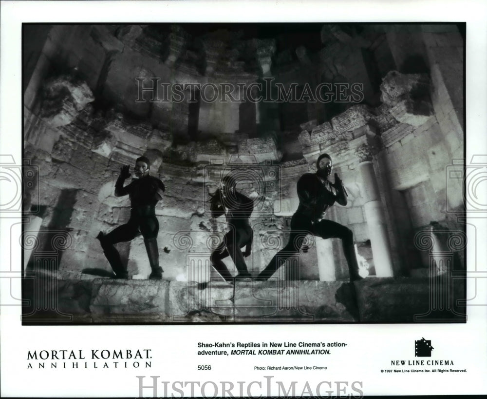 Press Photo Shao Kahn's Reptiles in Mortal Kombat Annihilation - Historic Images