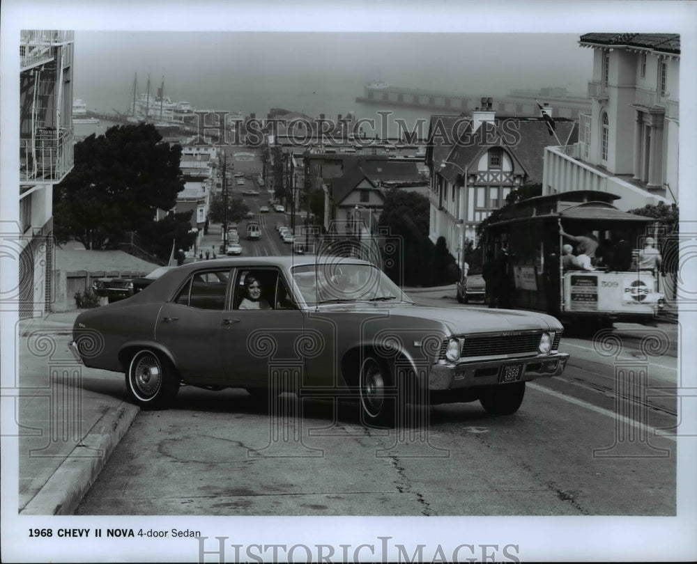 1968 Press Photo 19689 Chevy II Nove 4-Door Sedan - cvb68191 - Historic Images