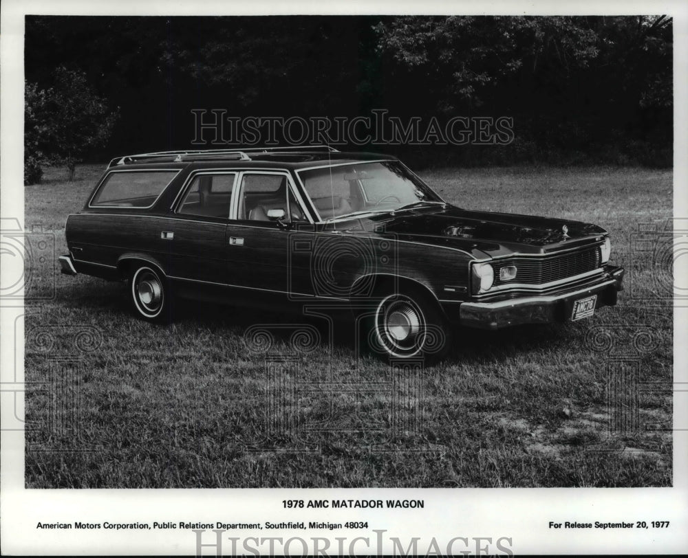 1977 Press Photo 1978 AMC Matador Wagon - cvb68616 - Historic Images