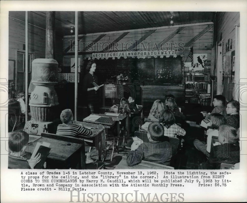 1962 Press Photo Illustration from Night Comes To The Cumberlands - cvb68935 - Historic Images