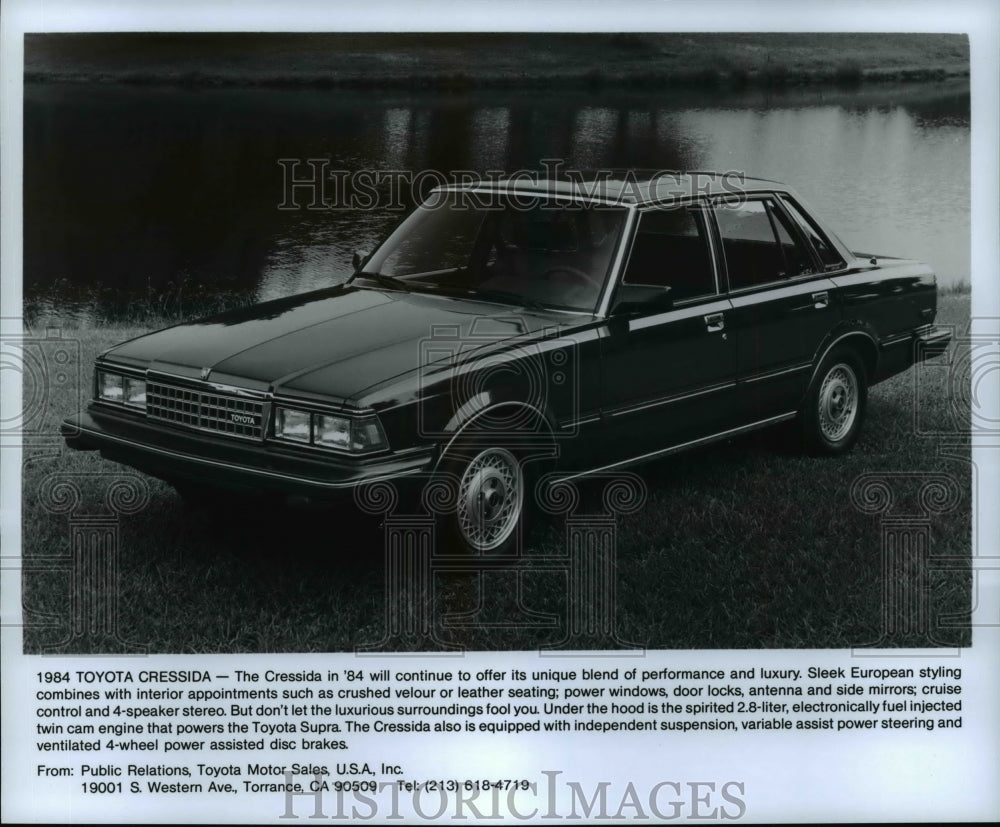 1985 Press Photo 1984 Toyota Cressida car - cvb69019 - Historic Images