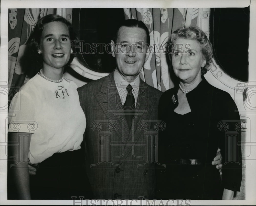 1955 Press Photo Harvey S. Firestone, Jr., Chairman of the Board of Firestone - Historic Images