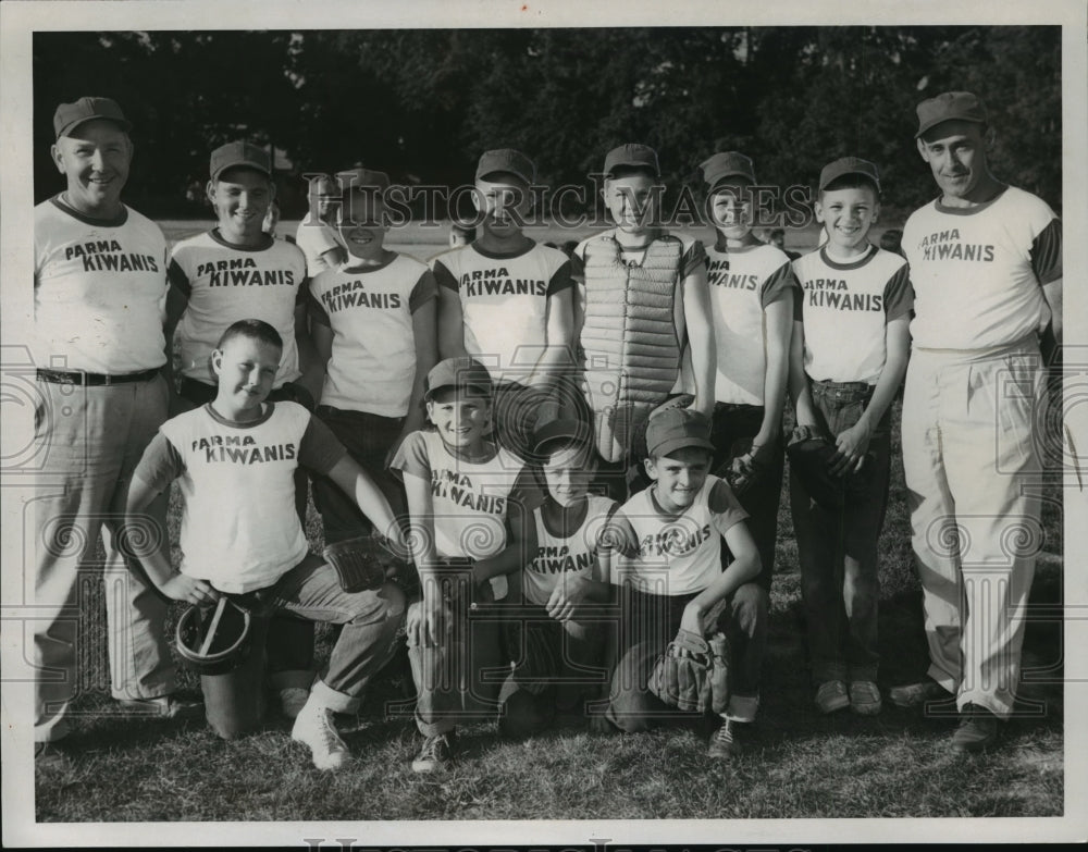 1957 Press Photo Parma Little Leaguers - cvb71081 - Historic Images