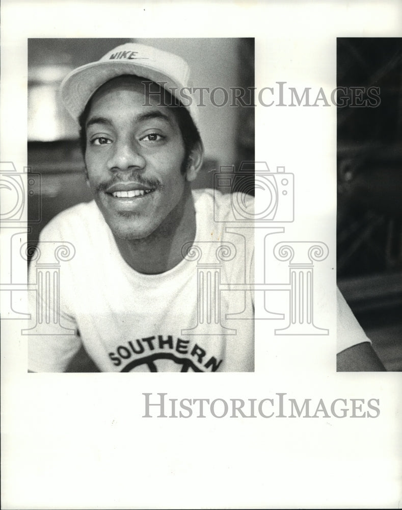 1983 Press Photo Oliver Lee playing for John Carroll University - cvb72703 - Historic Images