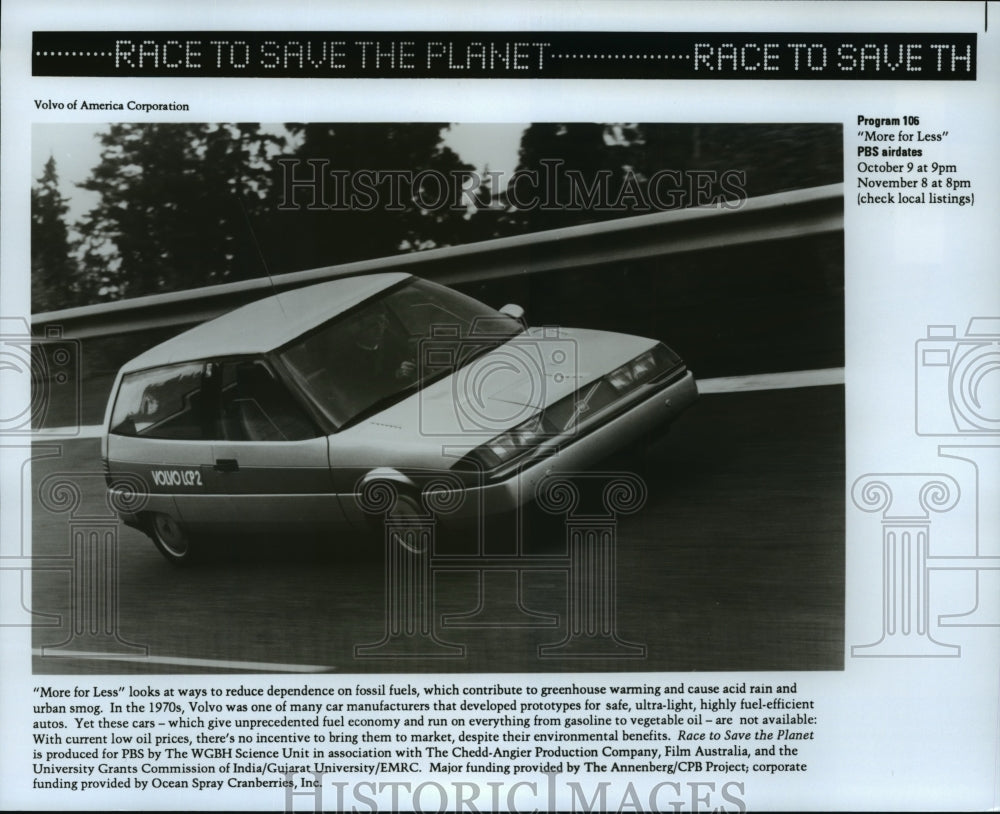 Press Photo More for Less- The Race to Save the Planet. - Historic Images