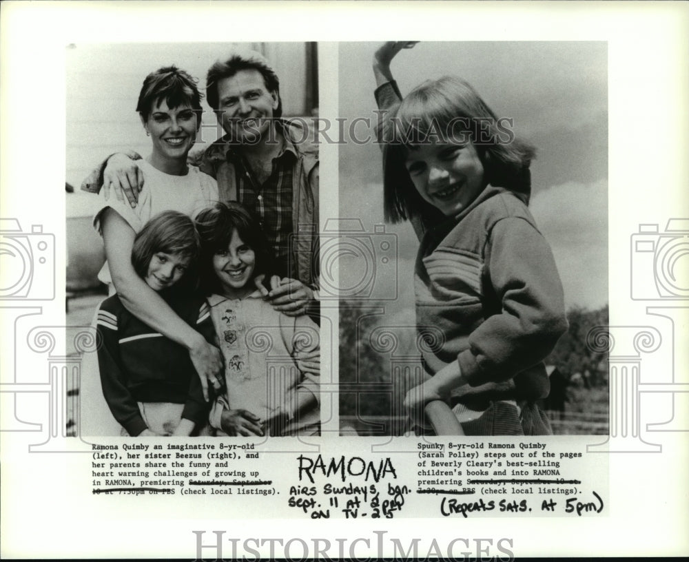 Press Photo Sarah Polley as Ramona Quimby - Historic Images