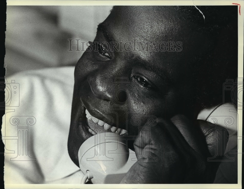 1979 Press Photo Producer Ashton Springer in his New York Office - Historic Images