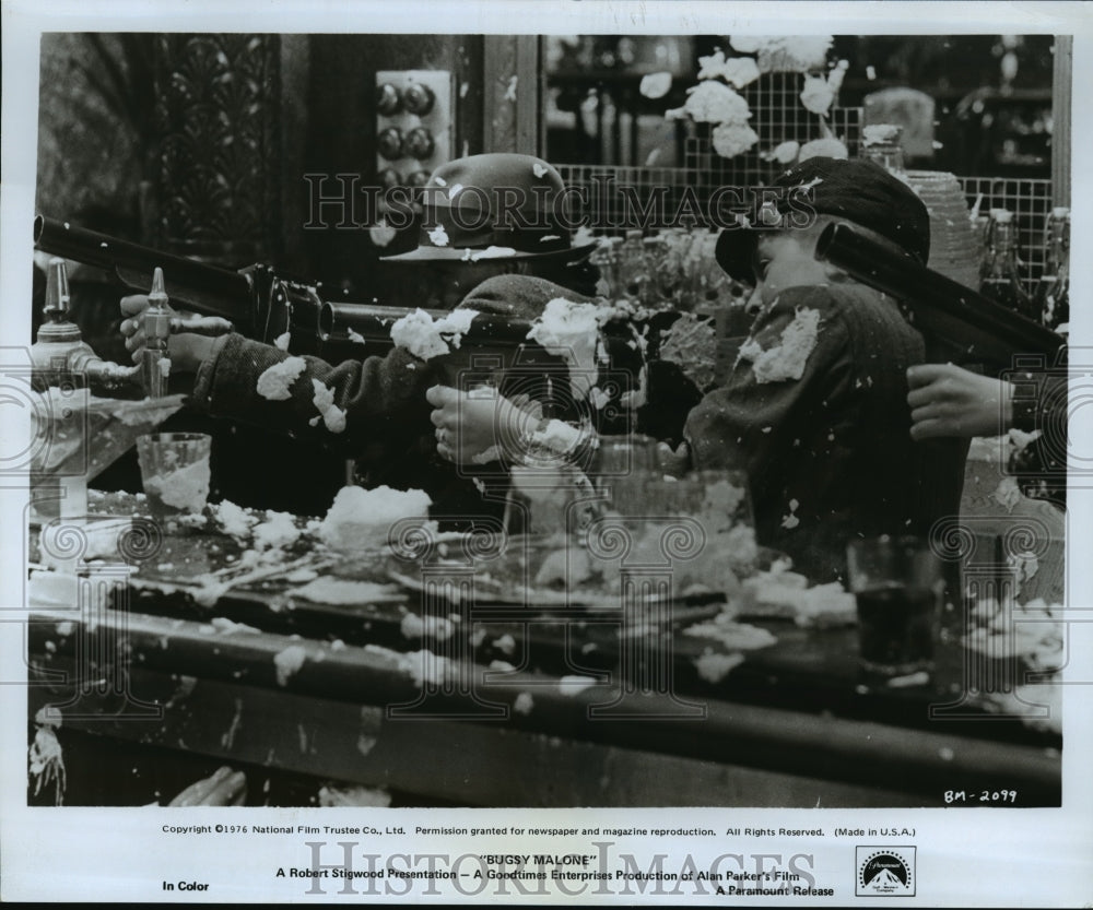 Press Photo Bugsy Malone movie scene - Historic Images