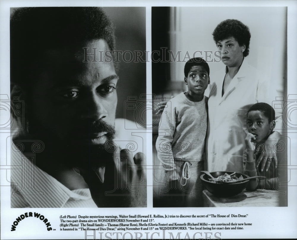 Press Photo Howard Rollins Jr, Shavar Ross & Richard Millsin The house of dies - Historic Images