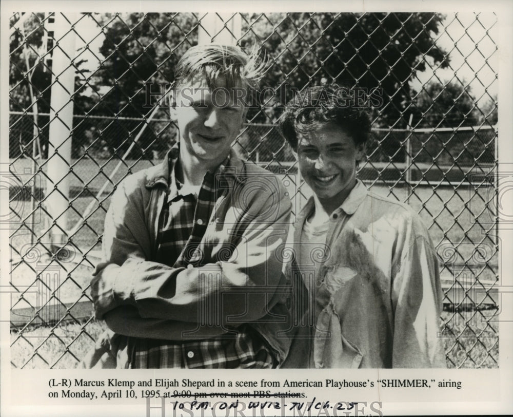 Press Photo Arthur Klemp and Elijah Shepard-Shimmer - Historic Images