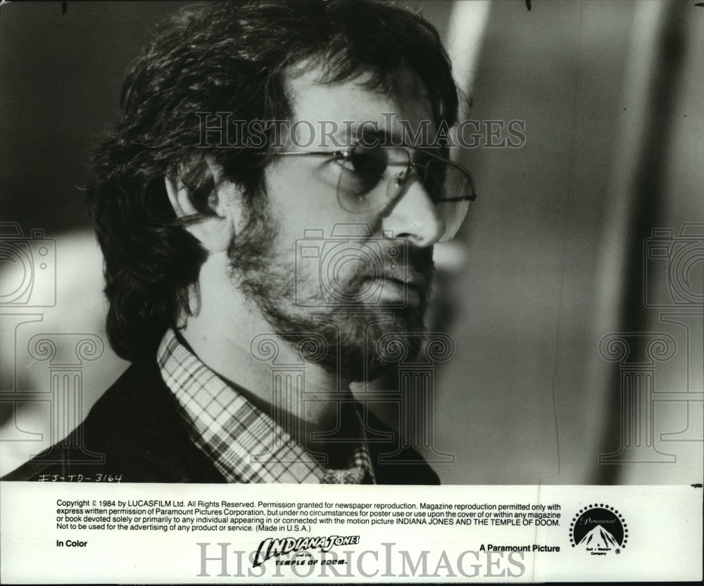 1989 Press Photo Indiana Jones-Steven Spielberg - Historic Images