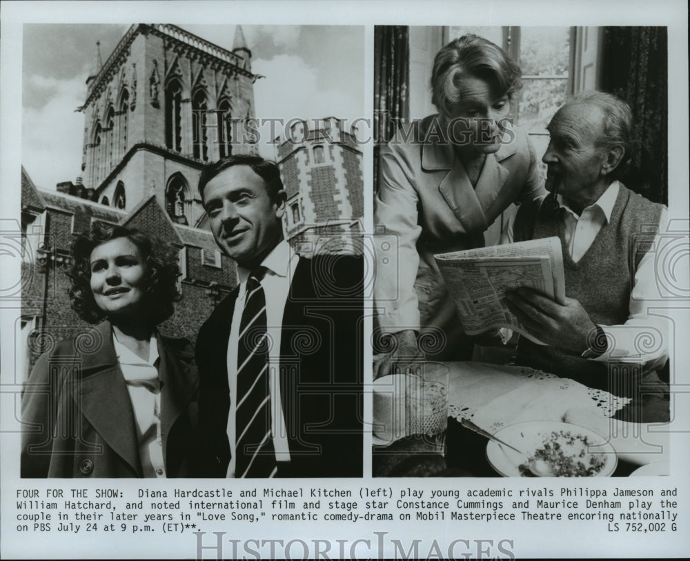 Press Photo "Love Song" -Mobil Masterpiece Theatre encoring on PBS July 24 9pm - Historic Images