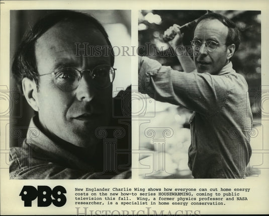 Press Photo New Englander Charlie Wing in "Housewarming" by PBS - Historic Images