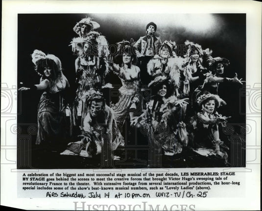 Press Photo The Lovely Ladies of Les Miserables: Stage By Stage - Historic Images